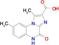 1,8-Dimethyl-4-oxo-4,5-dihydroimidazo[1,2-a]quinoxaline-2-carboxylic acid