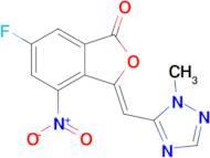 (Z)-6-fluoro-3-((1-methyl-1H-1,2,4-triazol-5-yl)methylene)-4-nitroisobenzofuran-1(3H)-one