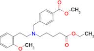 Methyl 4-(((5-ethoxy-5-oxopentyl)(2-methoxyphenethyl)amino)methyl)benzoate