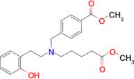 Methyl 4-(((2-hydroxyphenethyl)(5-methoxy-5-oxopentyl)amino)methyl)benzoate