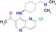 1-(6-chloro-4-(((1r,4r)-4-((dimethylamino)methyl)cyclohexyl)amino)-1,5-naphthyridin-3-yl)ethanone