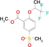 5-Methylsulfonyl-2-(2,2,2-trifluoro-1-methylethoxy)benzoic acid methyl ester