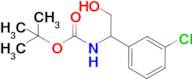 [1-(3-Chlorophenyl)-2-hydroxyethyl]carbamic acid tert-butyl ester