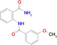 N-(2-carbamoylphenyl)-3-methoxybenzamide