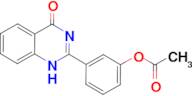 3-(4-oxo-1,4-dihydroquinazolin-2-yl)phenyl acetate