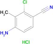 4-Amino-2-chloro-3-methylbenzonitrile hydrochloride