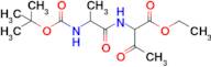 Ethyl 2-(2-((tert-butoxycarbonyl)amino)propanamido)-3-oxobutanoate