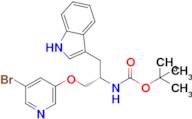 (S)-tert-butyl (1-((5-bromopyridin-3-yl)oxy)-3-(1H-indol-3-yl)propan-2-yl)carbamate