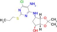 (3aR,4S,6R,6aS)-6-((5-amino-6-chloro-2-(propylthio)pyrimidin-4-yl)amino)-2,2-dimethyltetrahydro-3a…