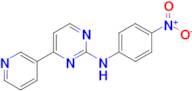 N-(4-Nitrophenyl)-4-(3-pyridyl)-2-pyrimidineamine