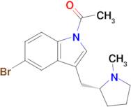 (R)-1-(5-Bromo-3-((1-methylpyrrolidin-2-yl)methyl)-1H-indol-1-yl)ethanone