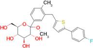 Methyl 1-C-[3-[[5-(4-fluorophenyl)-2-thienyl]methyl]-4-methylphenyl]-D-glucopyranoside