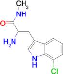 2-Amino-3-(7-chloro-1H-indol-3-yl)-N-methylpropanamide