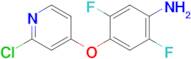 4-[(2-Chloropyridin-4-yl)oxy]-2,5-difluorobenzenamine