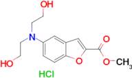 Methyl 5-(bis(2-hydroxyethyl)amino)benzofuran-2-carboxylate hydrochloride