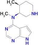 N-Methyl-N-((3S,4S)-4-methylpiperidin-3-yl)-7H-pyrrolo[2,3-d]pyrimidin-4-amine