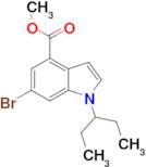 Methyl 6-bromo-1-(pentan-3-yl)-1H-indole-4-carboxylate