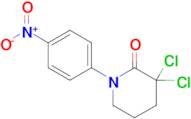 3,3-Dichloro-1-(4-nitrophenyl)piperidin-2-one