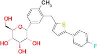 (2R,3R,4R,5S,6R)-2-(3-((5-(4-fluorophenyl)thiophen-2-yl)methyl)-4-methylphenyl)-6-(hydroxymethyl)t…