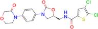 (S)-4,5-dichloro-N-((2-oxo-3-(4-(3-oxomorpholino)phenyl)oxazolidin-5-yl)methyl)thiophene-2-carboxamide
