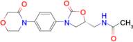 (R)-N-((2-oxo-3-(4-(3-oxomorpholino)phenyl)oxazolidin-5-yl)methyl)acetamide