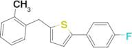 2-(4-Fluorophenyl)-5-(2-methylbenzyl)thiophene