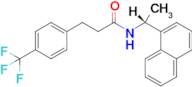 (R)-N-(1-(naphthalen-1-yl)ethyl)-3-(4-(trifluoromethyl)phenyl)propanamide