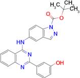 Tert-Butyl 5-((2-(3-hydroxyphenyl)quinazolin-4-yl)amino)-1H-indazole-1-carboxylate