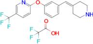 2-(3-(piperidin-4-ylidenemethyl)phenoxy)-5-(trifluoromethyl)pyridine 2,2,2-trifluoroacetate