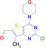 2-Chloro-7-methyl-4-morpholinothieno[3,2-d]pyrimidine-6-carbaldehyde