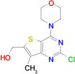 (2-Chloro-7-methyl-4-morpholinothieno[3,2-d]pyrimidin-6-yl)methanol