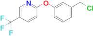 2-(3-(Chloromethyl)phenoxy)-5-(trifluoromethyl)pyridine