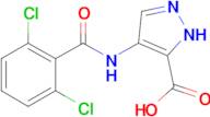 4-(2,6-dichlorobenzamido)-1H-pyrazole-5-carboxylic acid