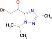 2-Bromo-1-(1-isopropyl-3-methyl-1H-1,2,4-triazol-5-yl)ethanone