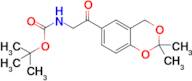 tert-Butyl (2-(2,2-dimethyl-4H-benzo[d][1,3]dioxin-6-yl)-2-oxoethyl)carbamate