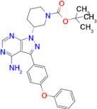 (R)-tert-Butyl 3-(4-amino-3-(4-phenoxyphenyl)-1H-pyrazolo[3,4-d]pyrimidin-1-yl)piperidine-1-carbox…