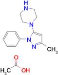 1-(3-Methyl-1-phenyl-1H-pyrazol-5-yl)piperazine acetate