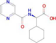 (R)-2-cyclohexyl-2-(pyrazine-2-carboxamido)acetic acid