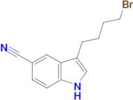 3-(4-Bromobutyl)-1H-indole-5-carbonitrile