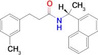 (R)-N-(1-(naphthalen-1-yl)ethyl)-3-(m-tolyl)propanamide