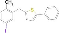 2-(5-iodo-2-methylbenzyl)-5-phenylthiophene