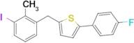 2-(4-fluorophenyl)-5-(3-iodo-2-methylbenzyl)thiophene