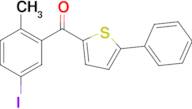 (5-Iodo-2-methylphenyl)(5-phenylthiophen-2-yl)methanone