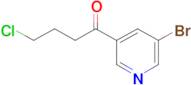 1-(5-Bromopyridin-3-yl)-4-chlorobutan-1-one