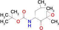 tert-Butyl ((R)-4-methyl-1-((R)-2-methyloxiran-2-yl)-1-oxopentan-2-yl)carbamate