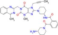 2-((R)-3-aminopiperidine-1-carbonyl)-N-((R)-1-(7-(but-2-yn-1-yl)-3-methyl-1-((4-methylquinazolin...