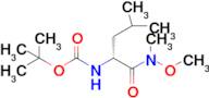 tert-Butyl (R)-(1-(methoxy(methyl)amino)-4-methyl-1-oxopentan-2-yl)carbamate