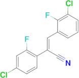 (Z)-3-(3-Chloro-2-fluorophenyl)-2-(4-chloro-2-fluorophenyl)-2-propenenitrile