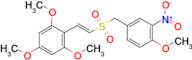 (E)-2,4,6-Trimethoxystyryl 4-Methoxy-3-Nitrobenzyl sulfone