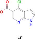 Lithium 4-chloro-1H-pyrrolo[2,3-b]pyridine-5-carboxylate